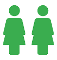 icono mujeres verde
